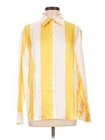 Cynthia Rowley TJX Long Sleeve Silk Top (view 1)
