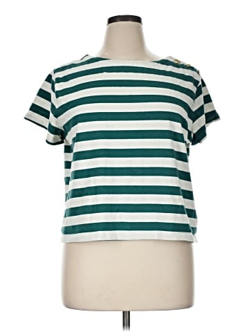 J.Crew Factory Store Short Sleeve Top (view 1)