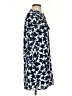 CeCe 100% Polyester Print Blue Casual Dress Size 2 - photo 4