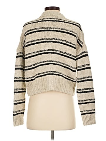 Madewell Eyelash-Yarn Crewneck Sweater in Stripe (view 2)