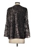 Chico's Silver 3/4 Sleeve Blouse Size S - photo 2