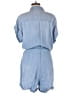 Cloth & Stone Solid Blue Romper Size L - photo 2