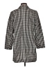 Talbots 100% Polyester Houndstooth Gray Coat Size 8 (petite) - photo 2