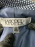 Kasper 100% Polyester Houndstooth Blue Blazer Size 14 - photo 6