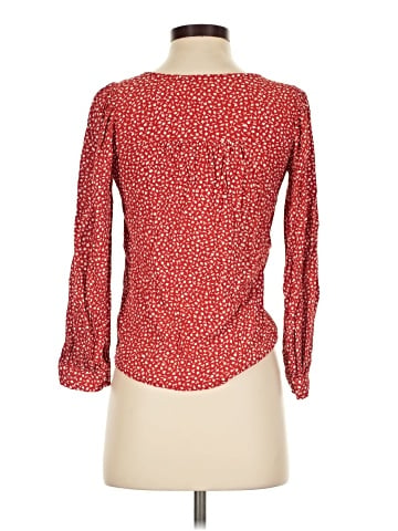 Madewell Kinston Side-Button Wrap Top in Park Picnic (view 2)