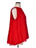 Ann Taylor LOFT 100% Polyester Red Sleeveless Blouse Size XL - photo 4