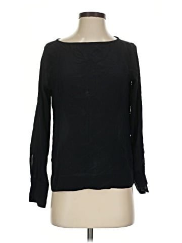 Everlane Long Sleeve Silk Top (view 1)