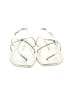 Stuart Weitzman 100% Leather Solid Gold Ivory Sandals Size 8 - photo 2