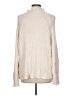 Unbranded 100% Polyester Ivory Turtleneck Sweater Size L - photo 2