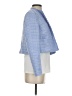 French Connection 100% Polyester Tweed Blue Blazer Size 2 - photo 4