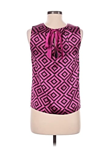 Tory Burch Sleeveless Silk Top (view 2)