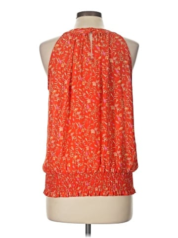 Rose + Olive Sleeveless Blouse (view 2)