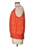 Rose + Olive 100% Polyester Orange Sleeveless Blouse Size L - photo 5