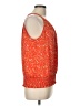 Rose + Olive 100% Polyester Orange Sleeveless Blouse Size L - photo 4