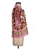 River Island 100% Polyester Paisley Pink Short Sleeve Blouse Size UK 6 / US 2 - photo 4