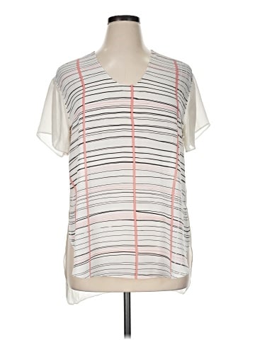 CALVIN KLEIN JEANS Short Sleeve Blouse (view 1)