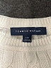 Tommy Hilfiger 100% Cotton Color Block Ivory Blue Pullover Sweater Size L (estimated) - photo 7