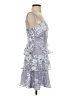 BCX 100% Polyester Gray Cocktail Dress Size 5 - photo 4