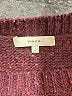 Vince. Tweed Burgundy Wool Pullover Sweater Size L - photo 7