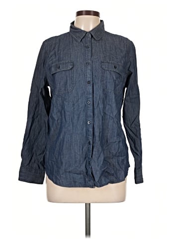 St. John's Bay Long Sleeve Button-Down Shirt (view 1)