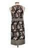 BCBGMAXAZRIA Graphic Gray Casual Dress Size L - photo 2