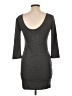 Forever 21 Solid Gray Casual Dress Size L - photo 2