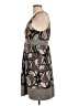 BCBGMAXAZRIA Graphic Gray Casual Dress Size L - photo 5