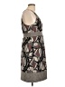 BCBGMAXAZRIA Graphic Gray Casual Dress Size L - photo 4
