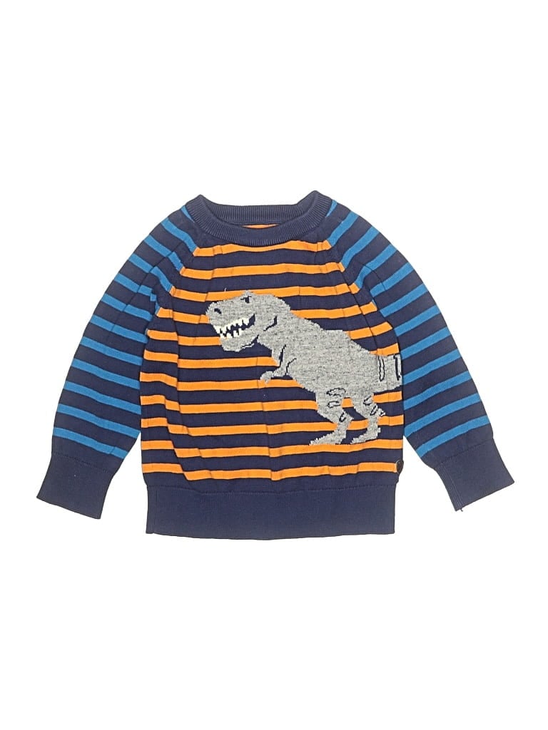 Pre-owned Hatley Kids' Pullover Sweater In Blue