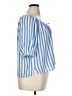 Rails Blue Short Sleeve Blouse Size XL - photo 4