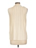 DKNY 100% Polyester Ivory Sleeveless Blouse Size L - photo 2