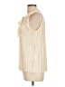 DKNY 100% Polyester Ivory Sleeveless Blouse Size L - photo 5