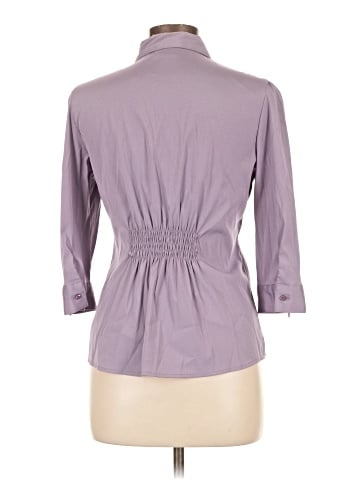 Cotton Express 3/4 Sleeve Button-Down Shirt (view 2)