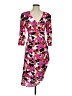 Milly 100% Polyester Print Pink Cocktail Dress Size 2 - photo 1