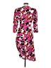 Milly 100% Polyester Print Pink Cocktail Dress Size 2 - photo 2