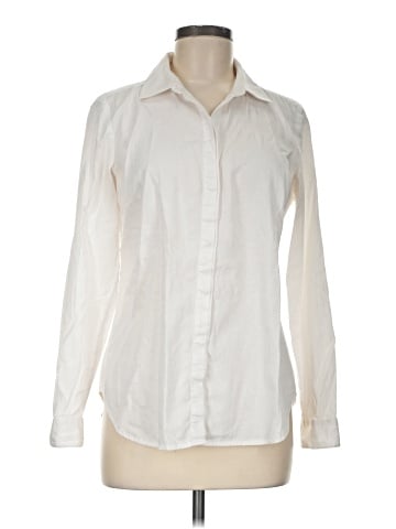 Ann Taylor Long Sleeve Button-Down Shirt (view 1)