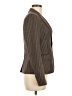 Theory Chevron-herringbone Brown Wool Blazer Size 8 - photo 4