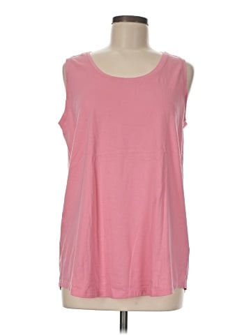 Lands' End Sleeveless T-Shirt (view 1)