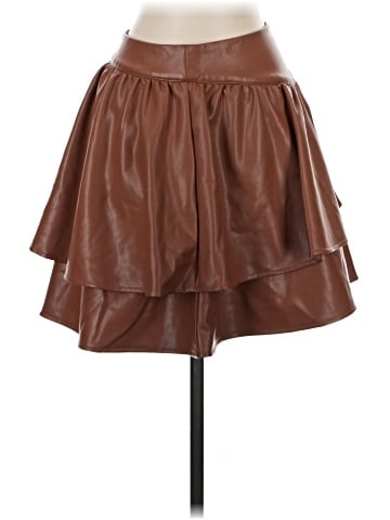 Express Faux Leather Skirt (view 1)