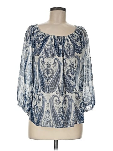 Joie 3/4 Sleeve Silk Top (view 1)