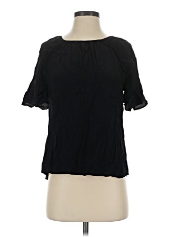 Massimo Dutti Short Sleeve Blouse (view 1)