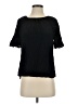 Massimo Dutti Black Short Sleeve Blouse Size XS - photo 1