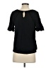 Massimo Dutti Black Short Sleeve Blouse Size XS - photo 2
