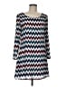 Speechless 100% Polyester Chevron-herringbone Blue Casual Dress Size M - photo 1