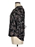 41Hawthorn 100% Polyester Black 3/4 Sleeve Blouse Size Med Petite - photo 5