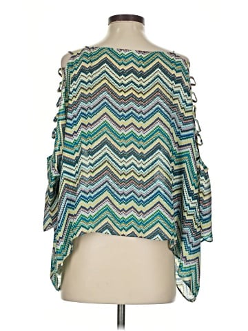 Parker 3/4 Sleeve Silk Top (view 2)