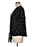 West Kei 100% Polyester Black Short Sleeve Blouse Size M - photo 5