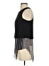 BCBGMAXAZRIA 100% Polyester Black Sleeveless Blouse Size XXS - photo 5