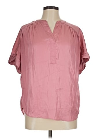 Joan Vass New York Short Sleeve Blouse (view 1)