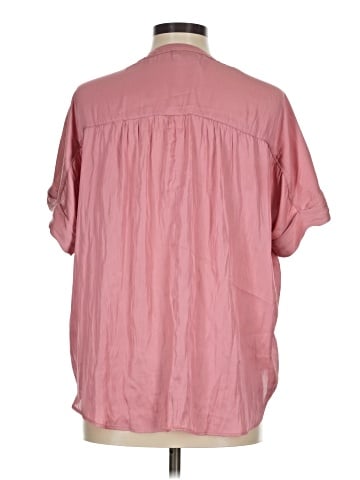 Joan Vass New York Short Sleeve Blouse (view 2)